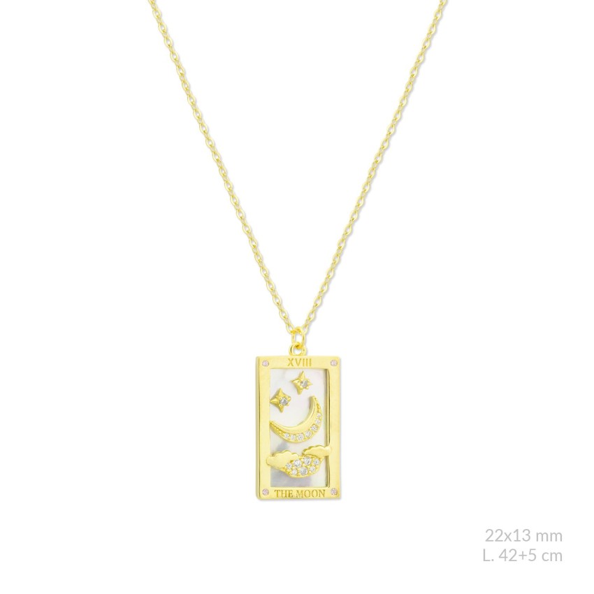 Gargantilla de Plata de Ley con circonitas