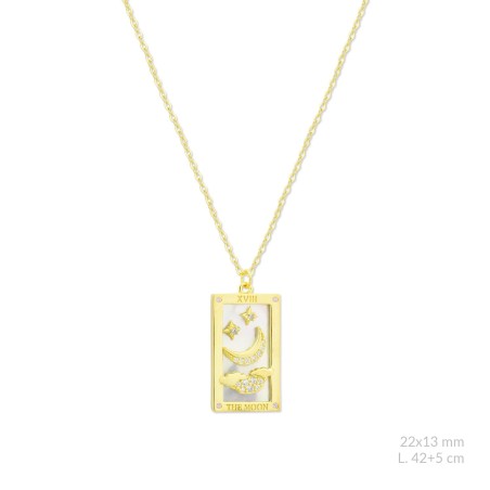 Gargantilla de Plata de Ley con circonitas