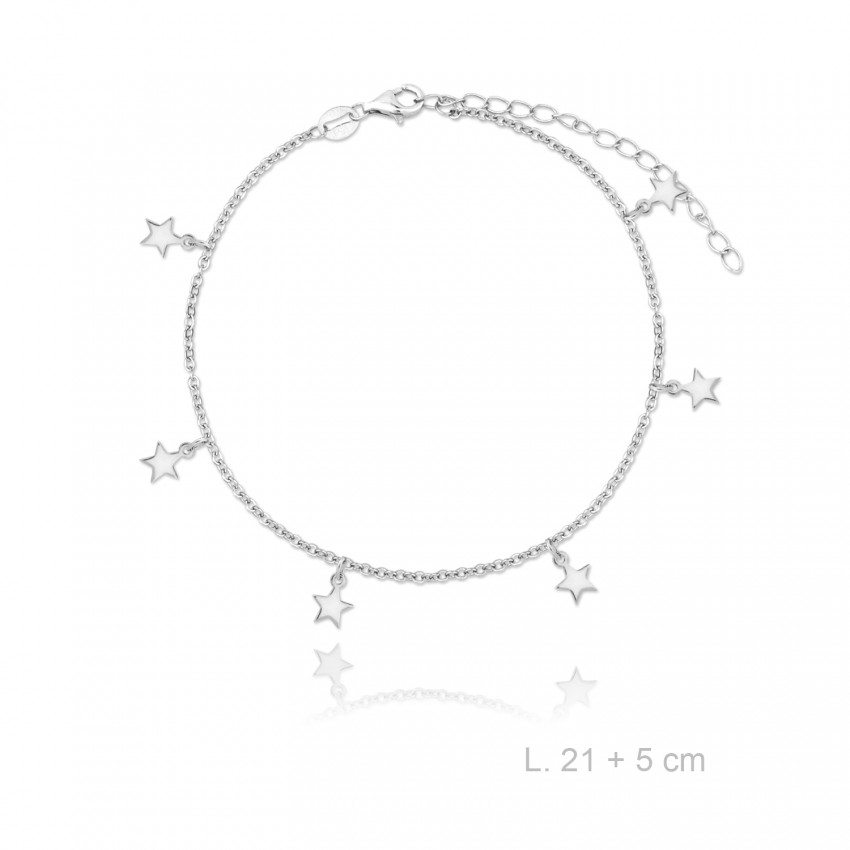 Tobillera de Plata de Ley