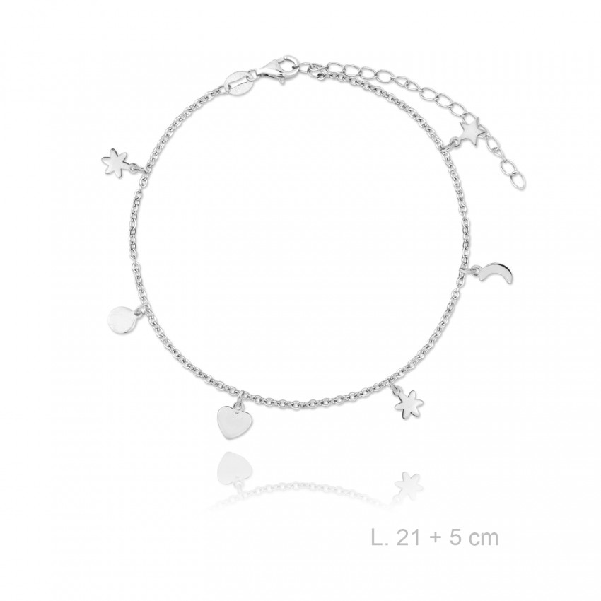 Tobillera de Plata de Ley