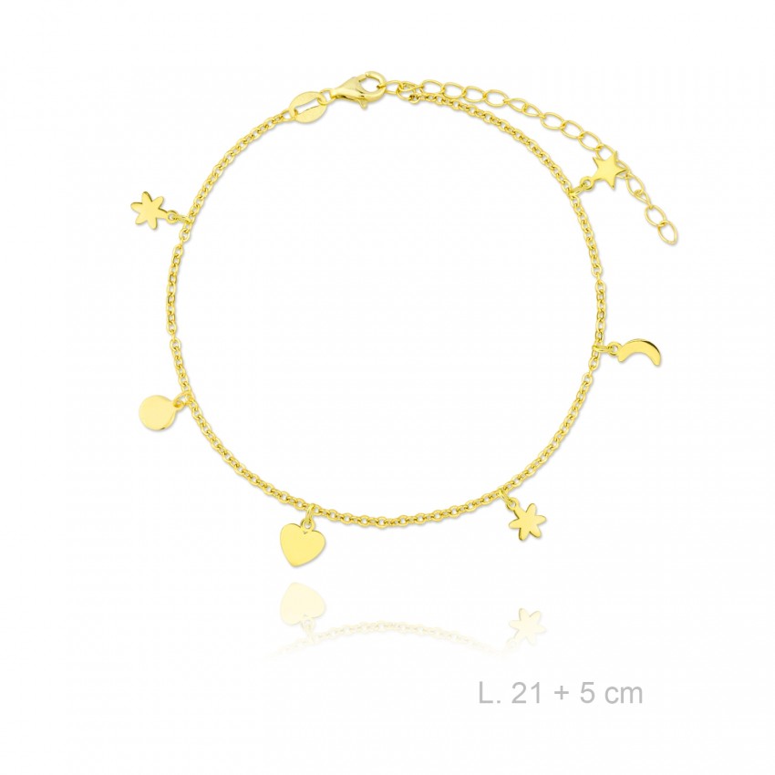 Tobillera de Plata de Ley