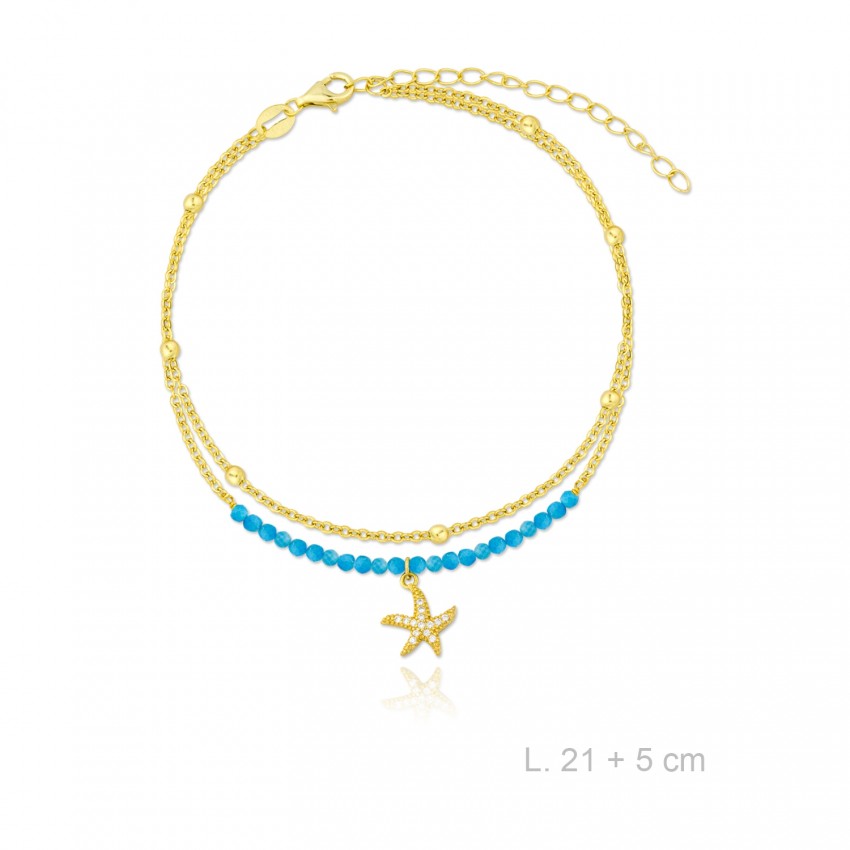 Tobillera de Plata de Ley