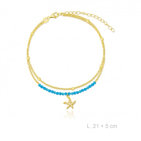 Tobillera de Plata de Ley