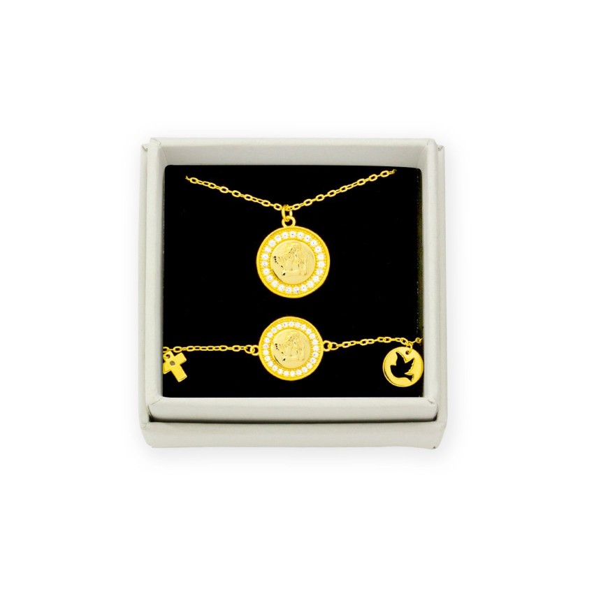 Juego de Plata de Ley - Gargantilla y pulsera