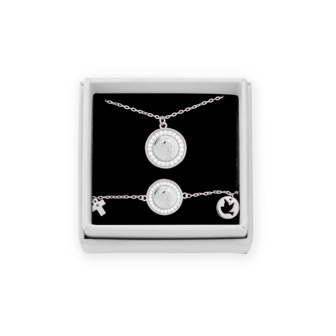 Juego de Plata de Ley - Gargantilla y pulsera