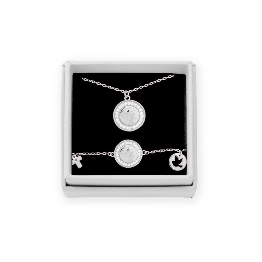 Juego de Plata de Ley - Gargantilla y pulsera