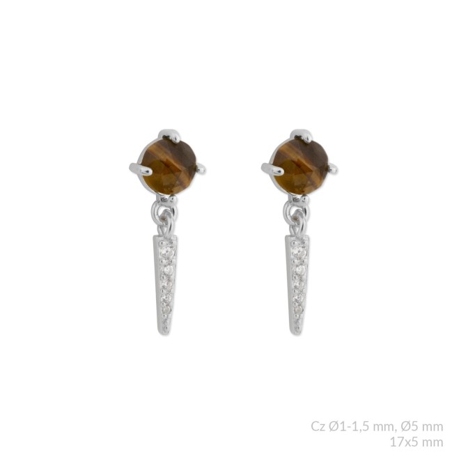 Pendientes de Plata de Ley