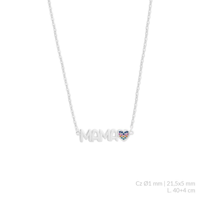 Gargantilla de Plata de Ley con circonitas