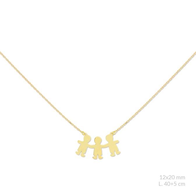 Gargantilla de Plata de Ley | Niño / Niño / Niño