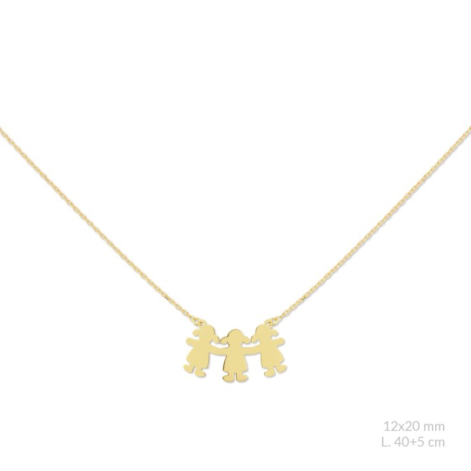 Gargantilla de Plata de Ley | Niña / Niña / Niña