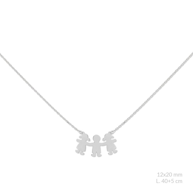Gargantilla de Plata de Ley | Niña / Niño / Niña