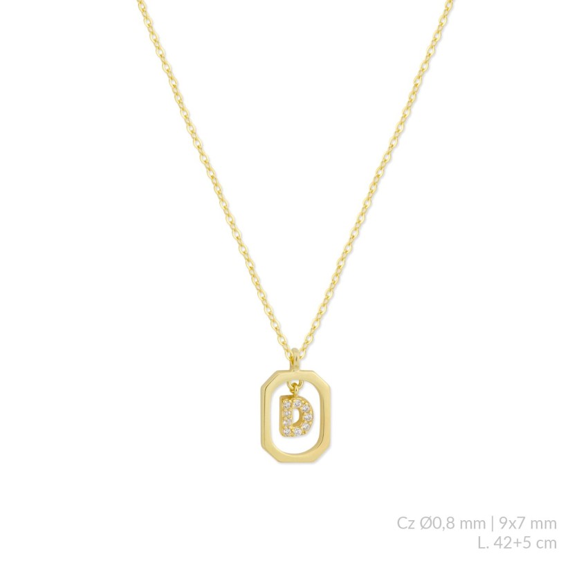 Gargantilla de Plata de Ley | D