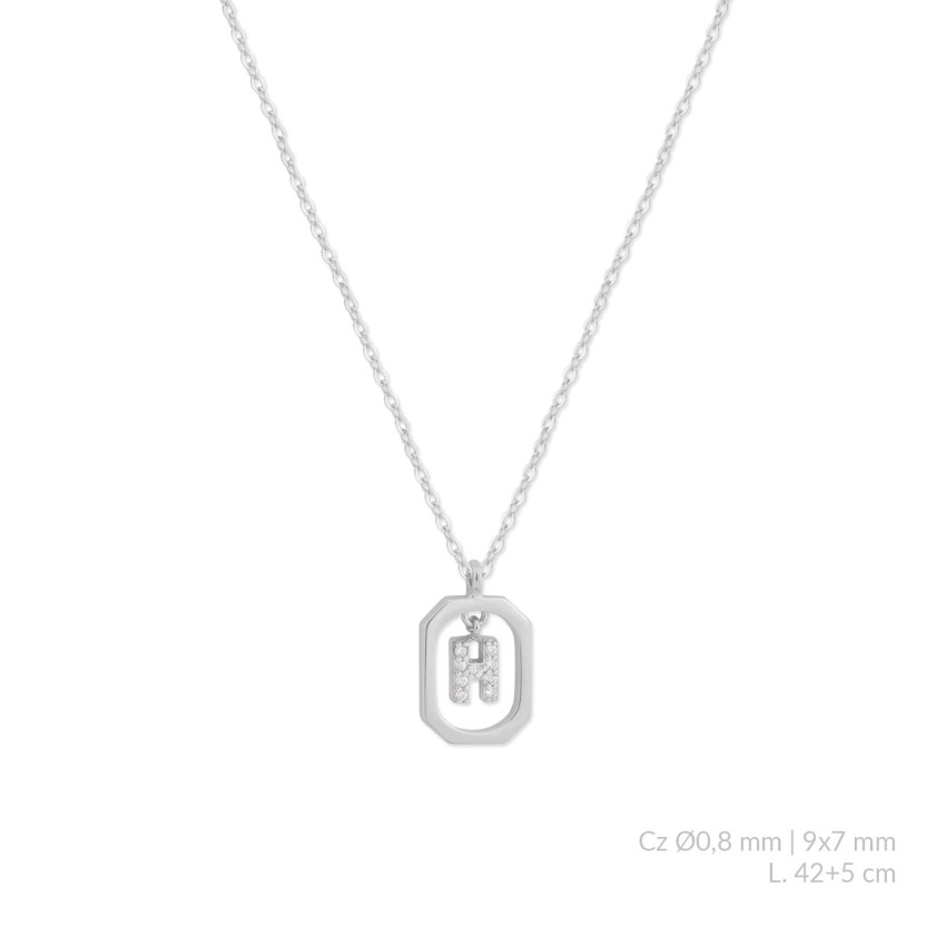 Gargantilla de Plata de Ley | H