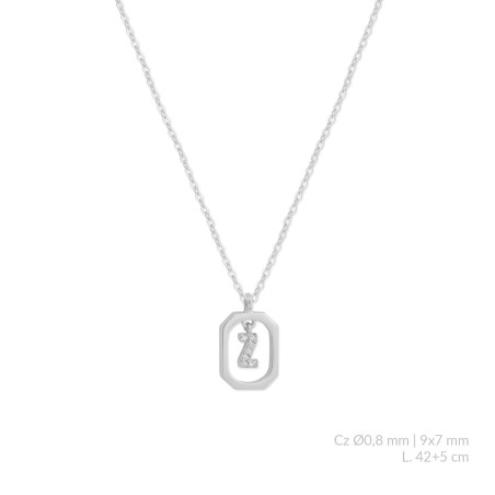 Gargantilla de Plata de Ley | Z