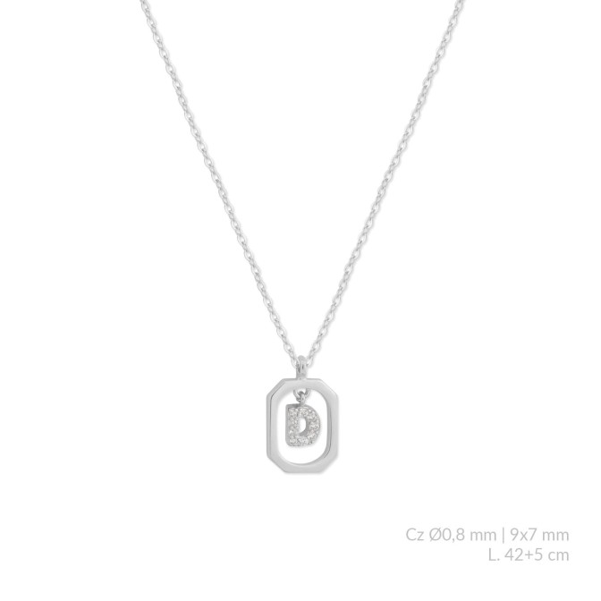 Gargantilla de Plata de Ley | D