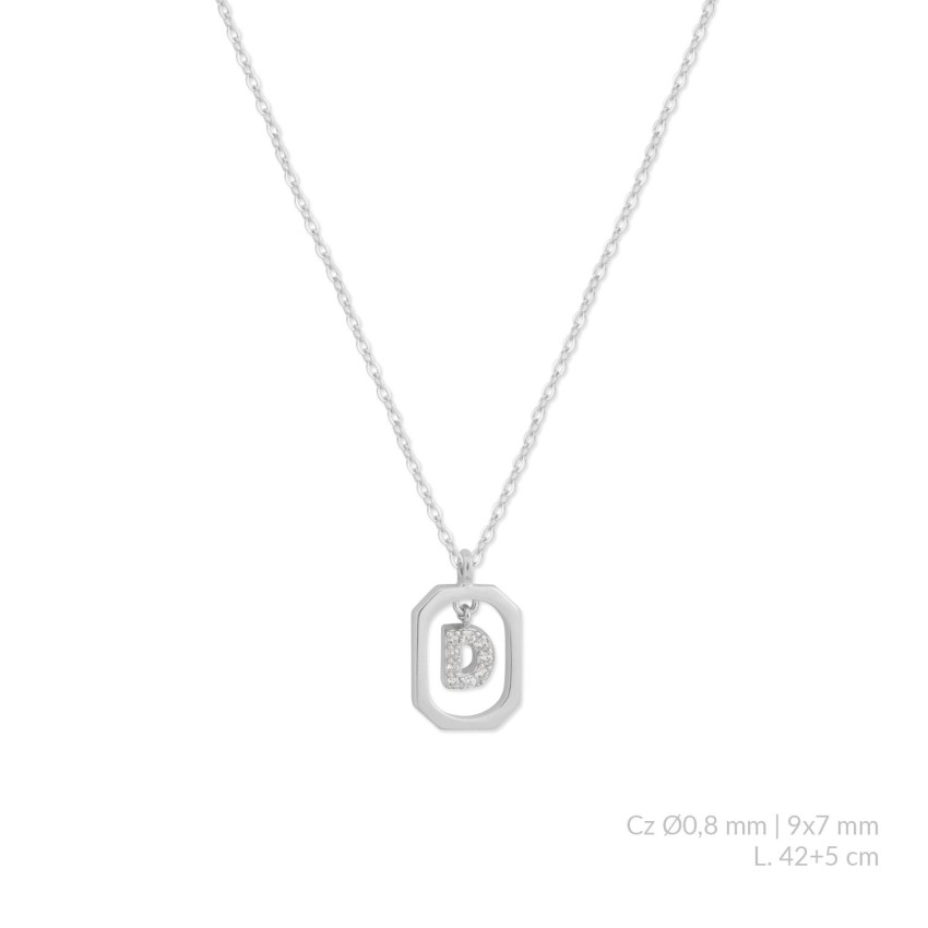 Gargantilla de Plata de Ley | D