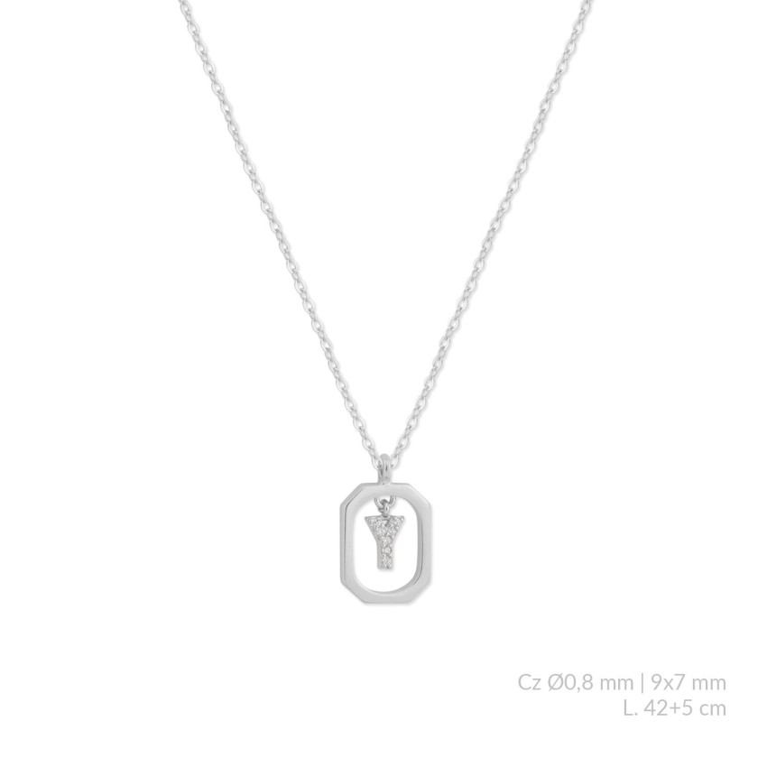 Gargantilla de Plata de Ley | Y