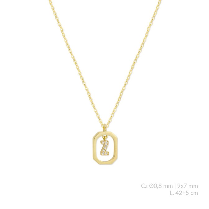 Gargantilla de Plata de Ley | Z