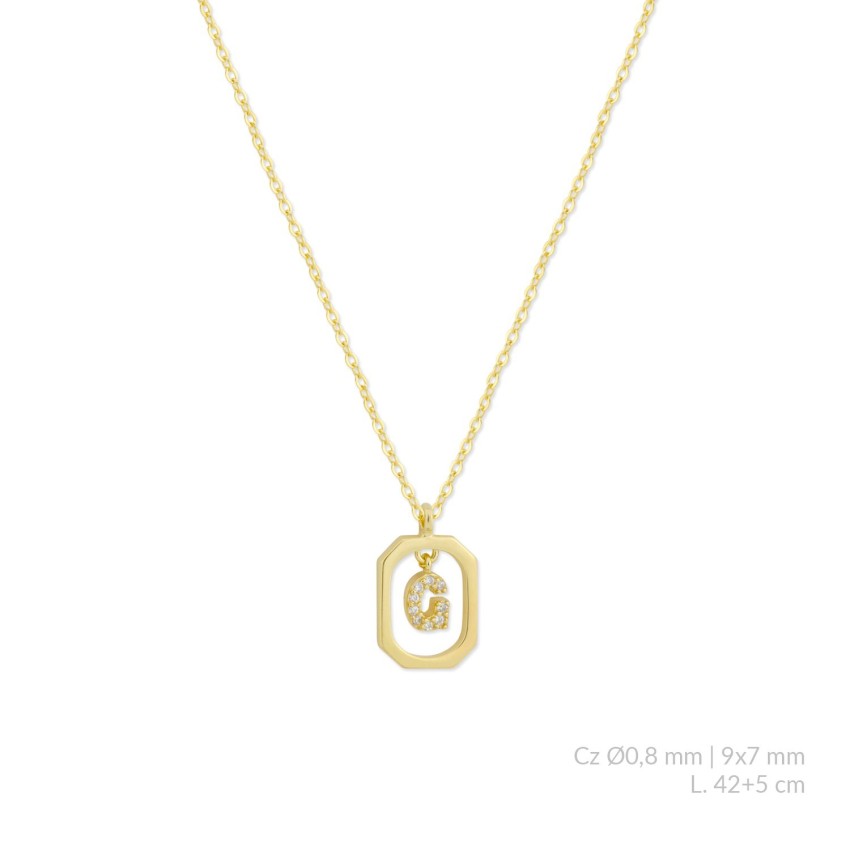 Gargantilla de Plata de Ley | G