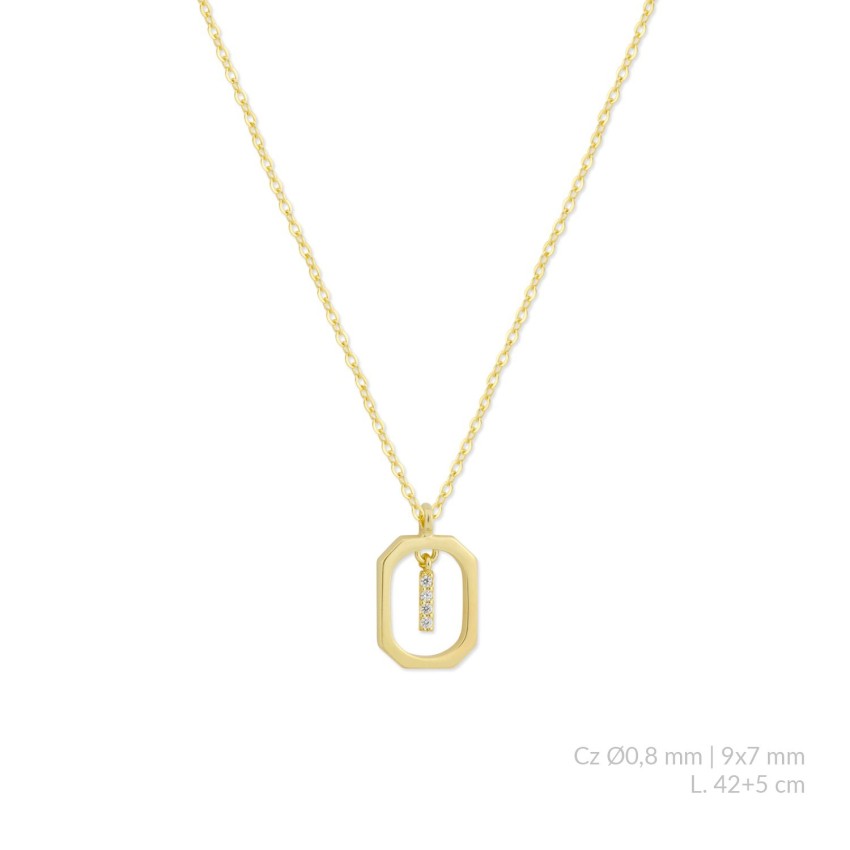 Gargantilla de Plata de Ley | I