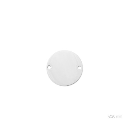 Chapa de acero para pulsera | Ø20 mm