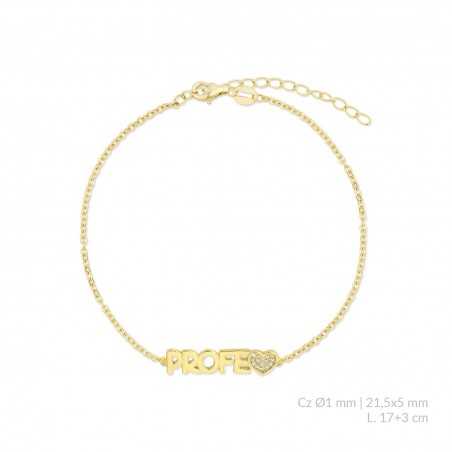 Pulsera de Plata de Ley con circonitas