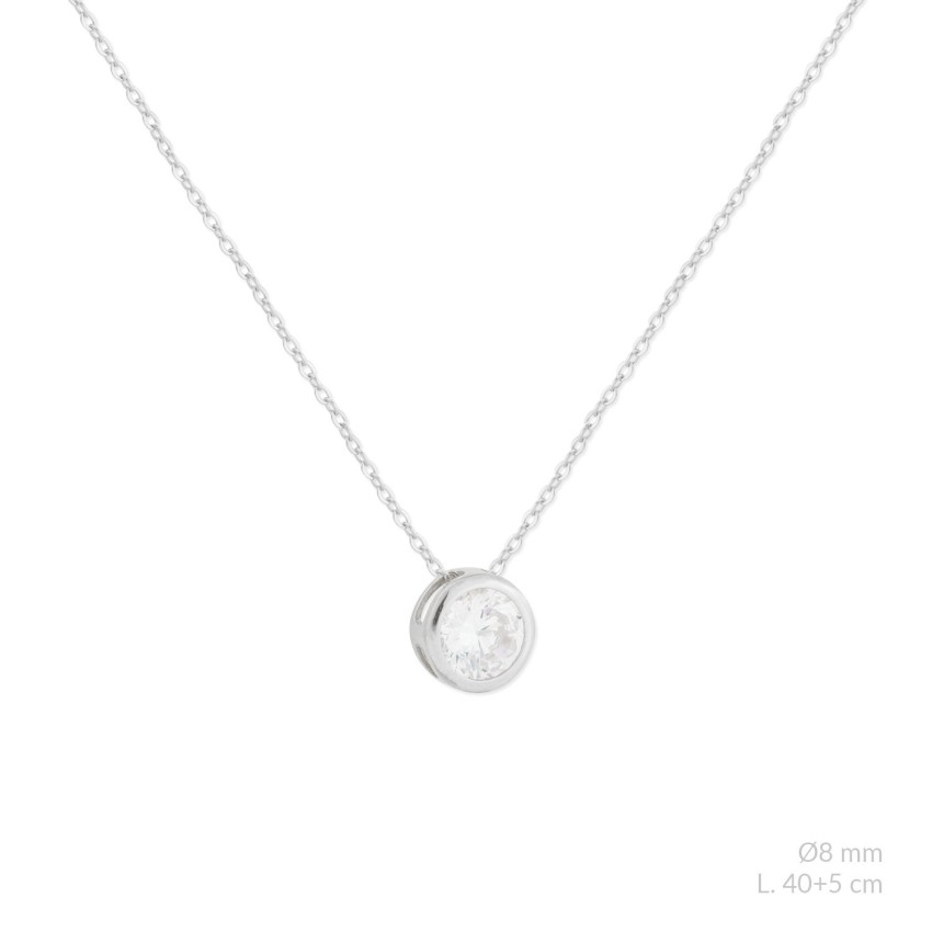 Gargantilla de Plata de Ley | Ø8 mm