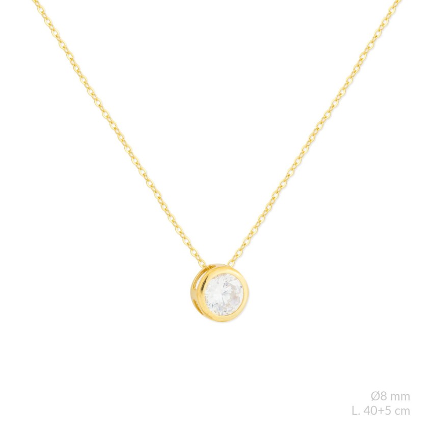 Gargantilla de Plata de Ley | Ø8 mm