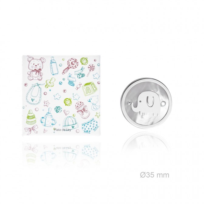 Alfiler de Plata de Ley