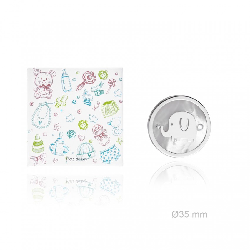 Alfiler de Plata de Ley