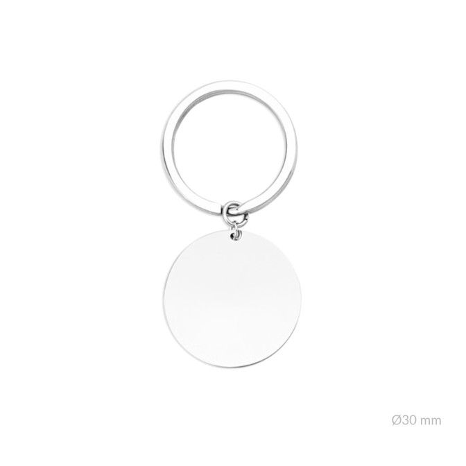 Llavero de acero | Ø30mm