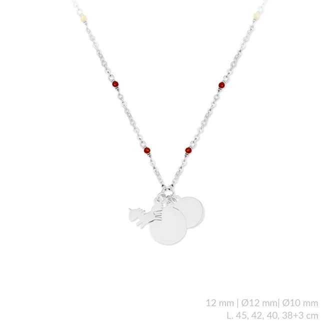 Gargantilla de Plata de Ley para grabar | Ø10 mm - Ø12 mm