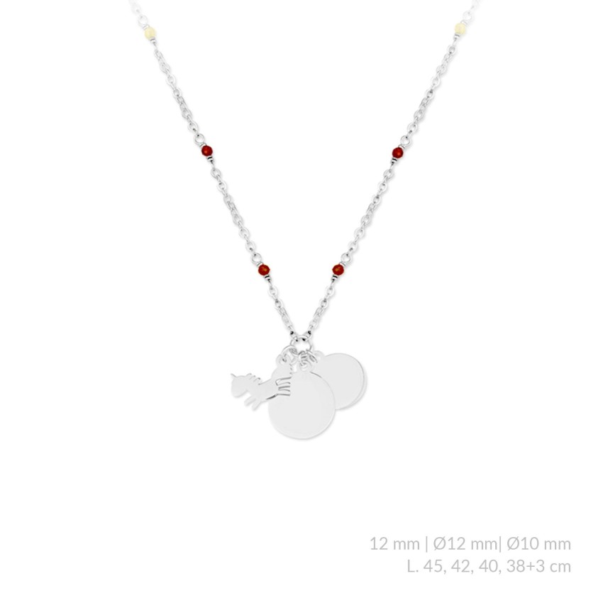 Gargantilla de Plata de Ley para grabar | Ø10 mm - Ø12 mm