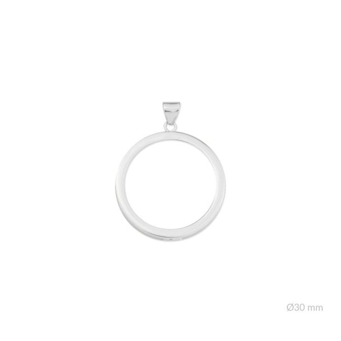 Montura y reasa de Plata de Ley | Ø30 mm