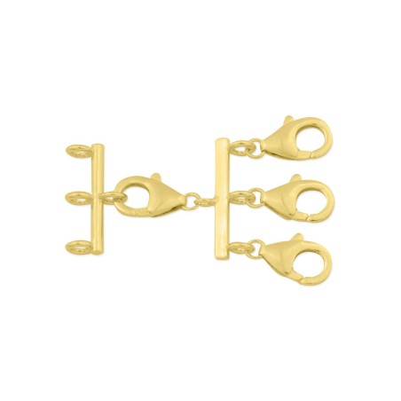 Cierre de Plata de Ley para tres gargantillas