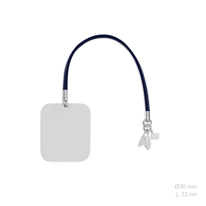 Marcapáginas en acero con letras | Ø30mm |  L. 12 cm