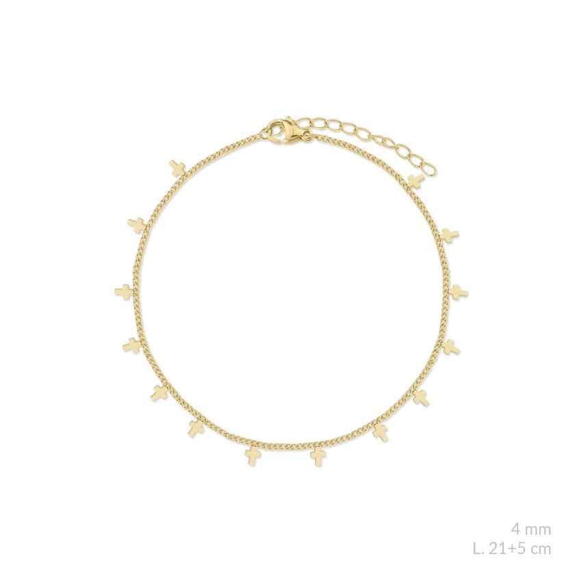 Tobillera de Acero inoxidable