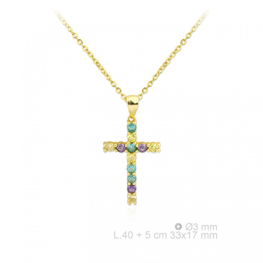 Gargantilla de Plata de Ley y circonitas