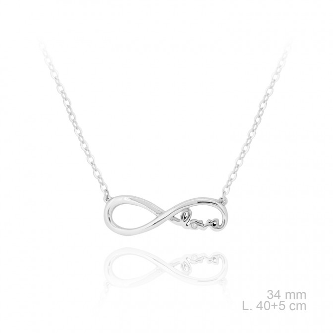 Gargantilla de Plata de Ley y circonitas