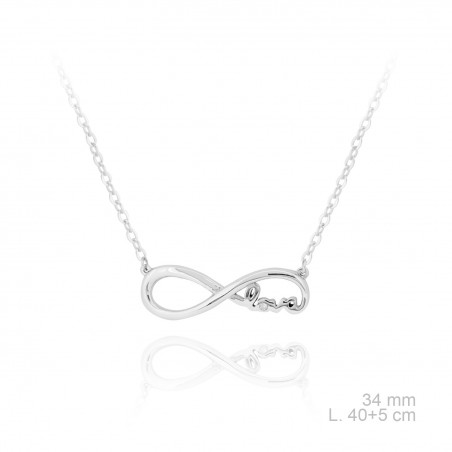 Gargantilla de Plata de Ley y circonitas