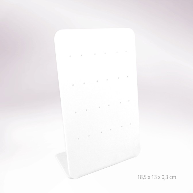 Expositor 12 Pendientes Presión/Tuerca L