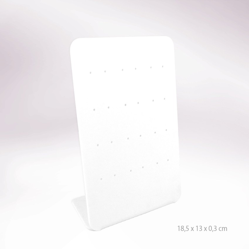 Expositor 12 Pendientes Presión/Tuerca L