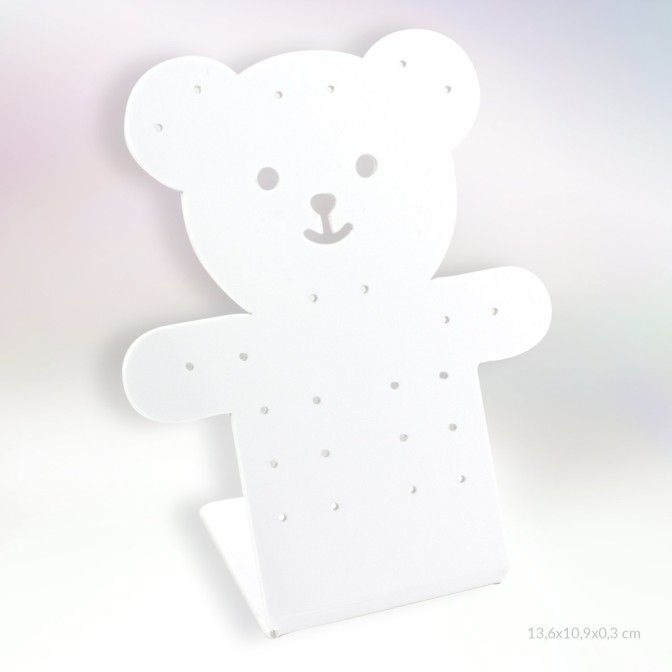 Expositor 12 Pendientes Presión/Tuerca