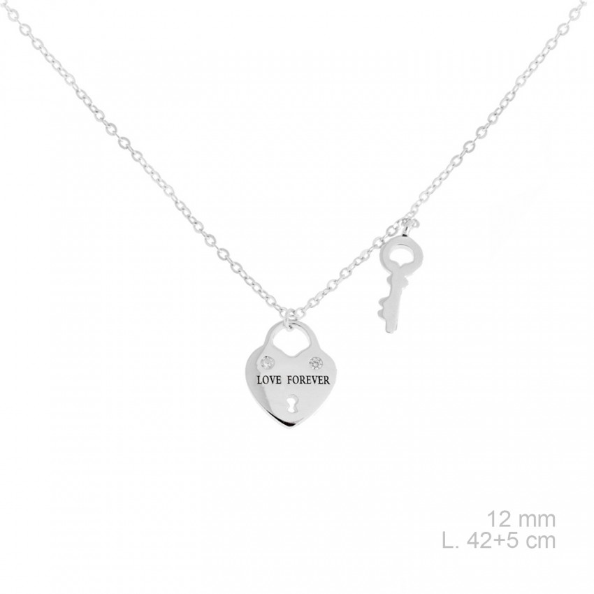 Gargantilla de Plata de Ley y circonitas