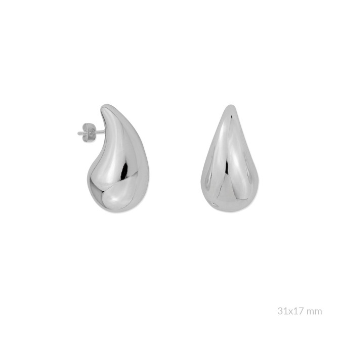 Pendientes de Acero | 31x17 mm