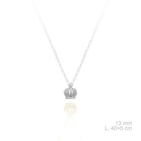 Gargantilla de Plata de Ley y circonitas