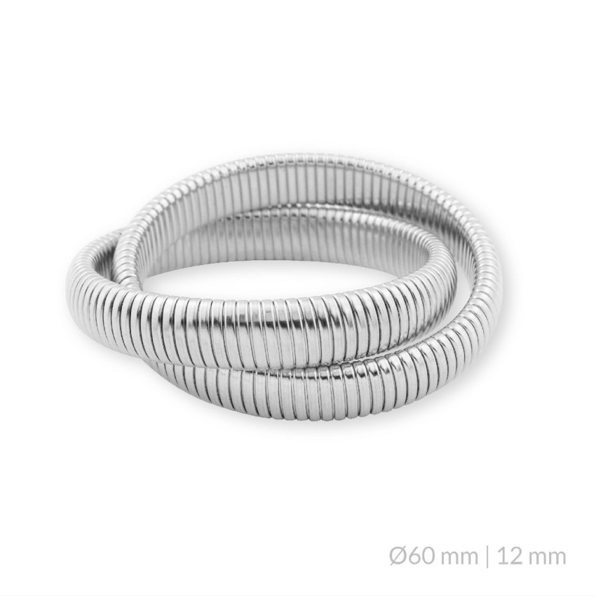 Pulsera doble de Acero inoxidable | 12 mm