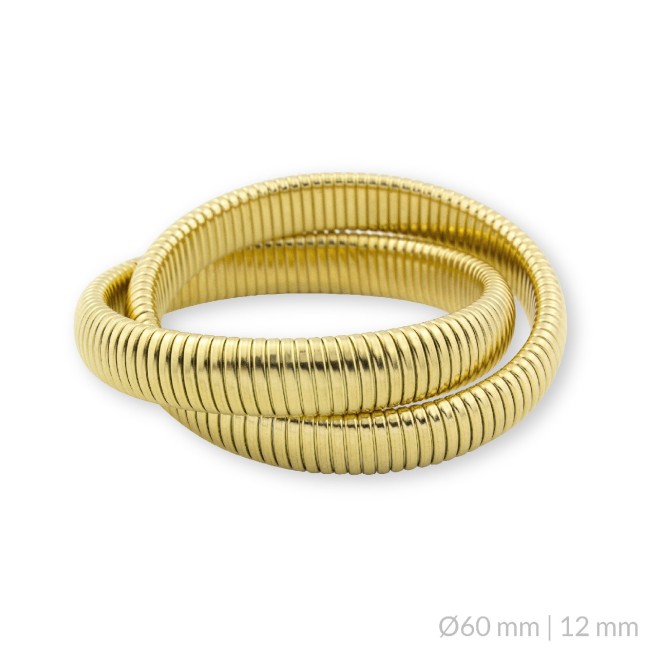 Pulsera doble de Acero inoxidable | 12 mm