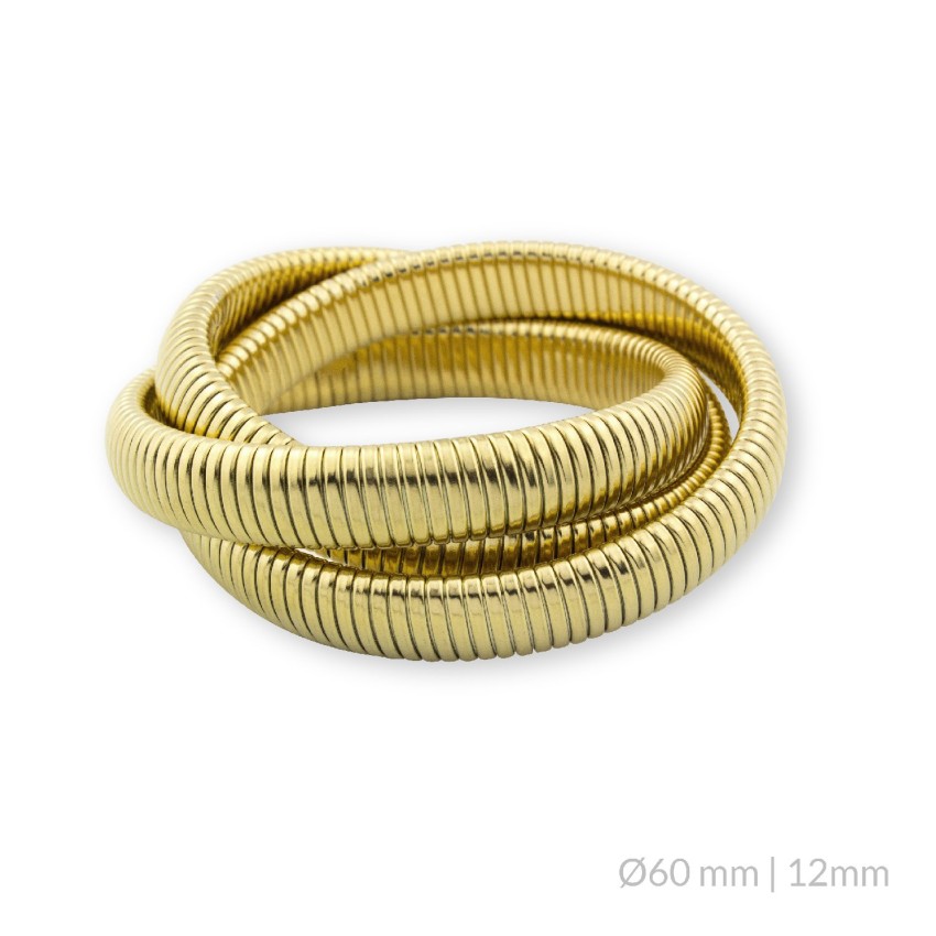 Pulsera triple de Acero inoxidable | 12 mm