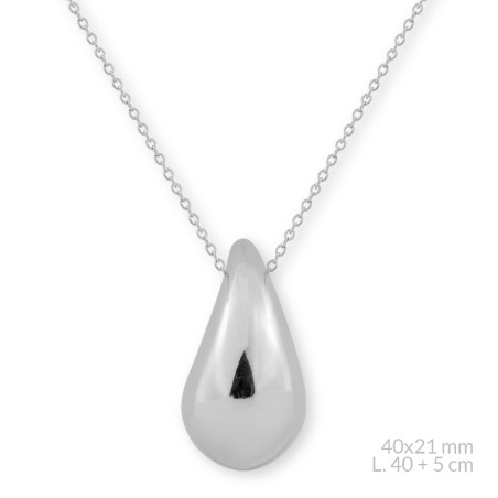 Gargantilla de Acero inoxidable | 40x21 mm